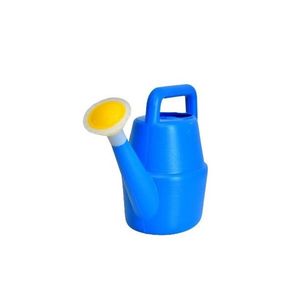 Stropitoare de jucarie pentru copii Huby Toys Blue cu maner si capat cu floricica, dimensiune 25 x 9.5 x 17 cm imagine