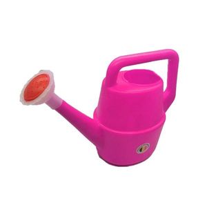 Stropitoare de jucarie pentru copii Huby Toys Pink cu maner si capat cu floricica, dimensiune 25 x 9.5 x 17 cm imagine