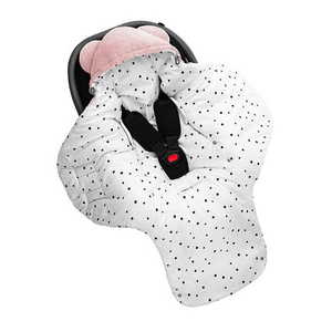Paturica universala pentru scoica auto bumbaccatifea Royal Baby Pink Sleepee 3 tog imagine