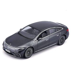 Masinuta Mercedes Benz EQS, Maisto, 1: 27, Gri imagine