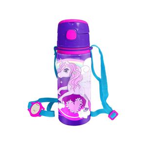 Termos cu pai, 600 ml, Coral High, Mov-Roz cu unicorn imagine