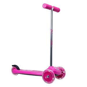 Trotineta cu 3 roti, lumini, Evo, Light Up Move n Groove, Roz imagine