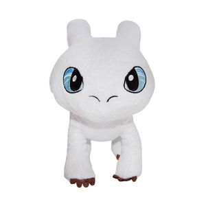 Jucarie din plus Light Fury, Soft Dragons, Play by Play, 30 cm imagine