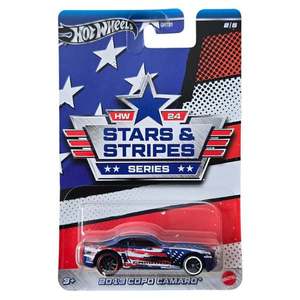 Masinuta metalica, Hot Wheels, Stars Stripes, Copo Camaro, HRW63 imagine