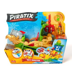 Set de joaca cu figurina Captain Wings, Piratix, Nava Sky Hunter imagine