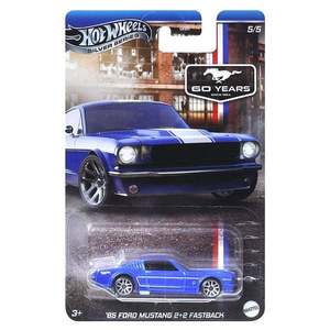 Masinuta metalica, Hot Wheels, 65 Ford Mustang 2+2 Fastback, JBY49 imagine
