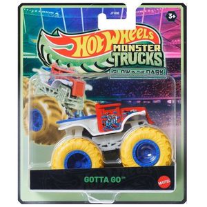Masina Hot Wheels, Monster Truck, Glow In The Dark, Gotta Go, JCG69 imagine