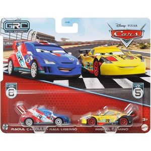 Set masinute Disney Cars 3, Raoul Caroule si Miguel Camin, JDH46 imagine