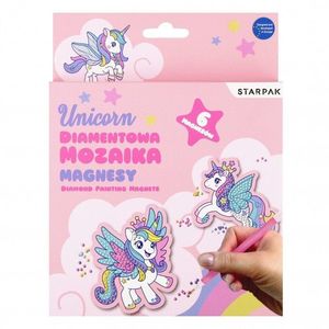 Set creativ cu diamante, mozaic, Starpak, Unicorn imagine