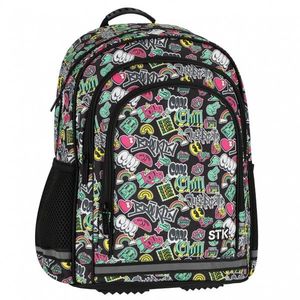 Ghiozdan pentru scoala cu un compartiment si buzunare frontale, Starpak, Cool School imagine