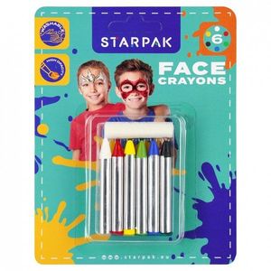 Creioane pentru pictura fetei, Starpak, 6 culori imagine