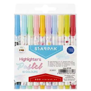Set carioci pastel, Starpak, 10 buc imagine