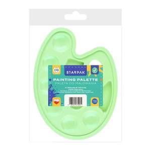 Paleta de vopsea din plastic, Starpak, Verde imagine