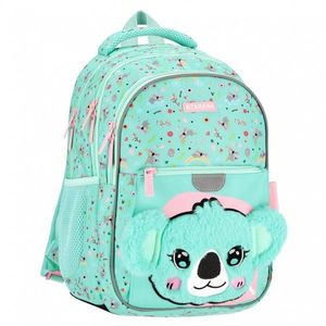 Ghiozdan pentru scoala cu doua compartimente, Starpak, Koala, Verde imagine