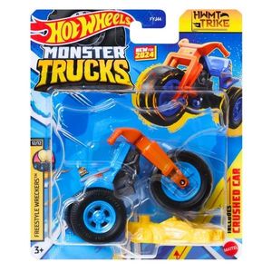 Tricicleta Hot Wheels, Monster Truck, Freestyle Wreckers, HTM37 imagine