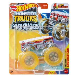 Masinuta Hot Wheels, Monster Truck, Power Smashers- 5 Alarm, HTM70 imagine