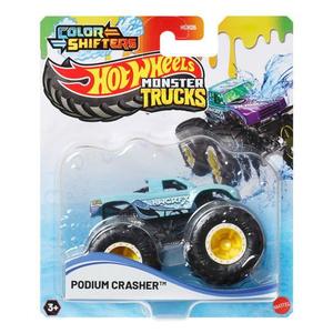 Masina de teren, Hot Wheels, Color Shifters, Podium Crasher, JDV84 imagine