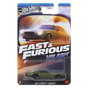 Masinuta Fast and Furious, Hot Wheels, 1973 Chevrolet Camaro, JBY37 imagine