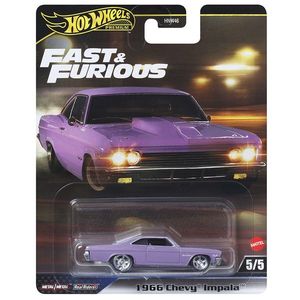 Masinuta Fast and Furious, Hot Wheels, 1966 Chevy Impala, JBL95 imagine