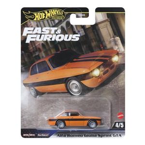 Masinuta Fast and Furious, Hot Wheels, Alfa Romeo Giulia Sprint GTA, JBM04 imagine