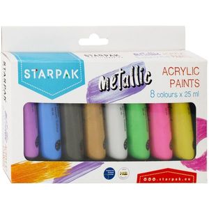 Vopsea acrilica, pastel metalic imagine