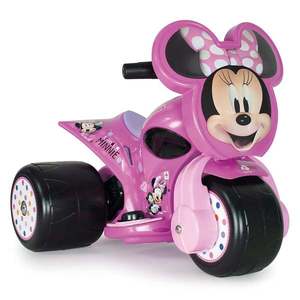 Tricicleta electrica, Injusa, Disney Minnie Mouse, 6V, cu pedala de acceleratie, Roz imagine