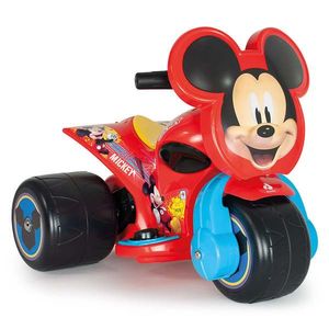 Tricicleta electrica, Injusa, Disney Mickey Mouse, 6V, cu pedala de acceleratie, Rosu imagine