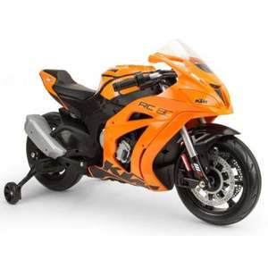 Motocicleta electrica de curse, Injusa, KTM, 12V, cu roti ajutatoare imagine