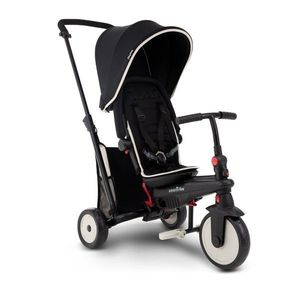 Tricicleta pliabila 6 in 1, Smart Trike, Black and Cream Pipping imagine