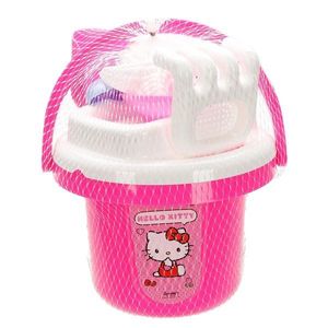 Set galetusa cu ustensile pentru plaja, Hello Kitty imagine