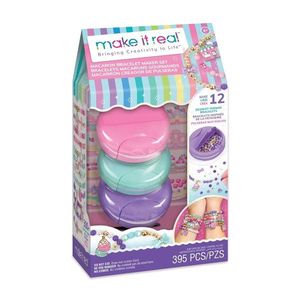Set de creat bratari, Make It Real, Macarons, 395 piese imagine