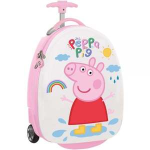 Troler oval pentru calatorii, Safta, Peppa Pig, 28 x 43 x 23 cm imagine