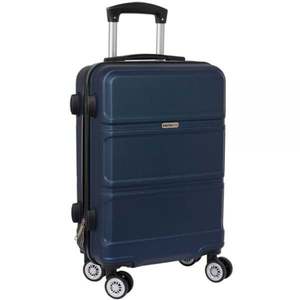 Troler cu carcasa rigida, Safta, Bleumarin, 34 x 55 x 20 cm imagine