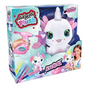 Jucarie de plus de colorat, Airbrush Plush, Light Up, Axoloti imagine