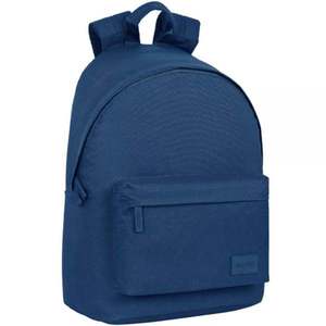 Rucsac cu buzunar laptop, tableta, Safta, Basic, Navy Blue, 31 x 41 x 16 cm imagine