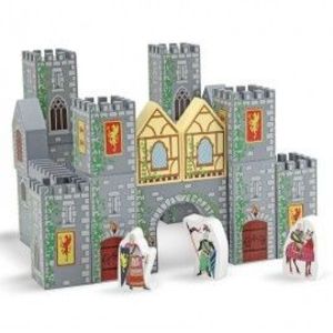 Set de cuburi din lemn Castel imagine