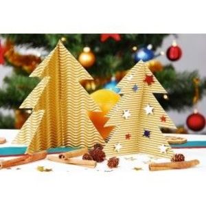 Coli carton 3D– auriu si argintiu imagine