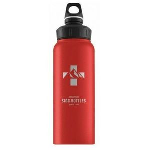 Bidon din aluminiu WMB Mountain Red Touch, 1l imagine