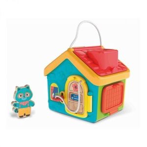 Centru de activitati CLEMENTONI Casuta Montessori Busy Board CL17857, 18 luni+, multicolor imagine