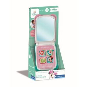 Clementoni - Telefon flip Minnie Mouse care dezvolta abilitatile motorii fine si simtul tactil imagine