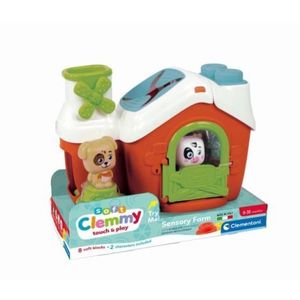 Clementoni - Jucarie educationala Soft Clemmy ferma senzoriala pentru dezvoltarea senzoriala si motorie a copiilor imagine