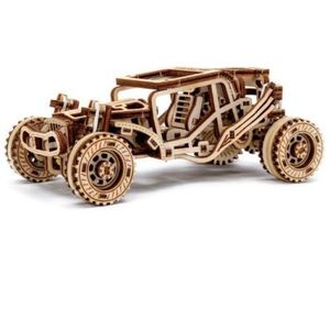 Lume miniaturala de lemn buggy imagine