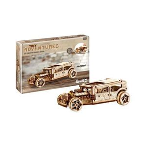 Lume miniaturala de lemn hot rod imagine