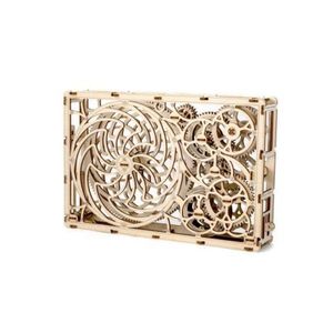 Lume miniaturala de lemn desen kinetic imagine