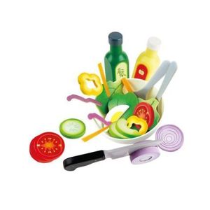 Jucarie din lemn - Set salata (39 piese) imagine