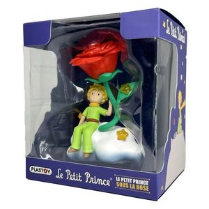 Figurina - The Little Prince under the Rose | Plastoy imagine