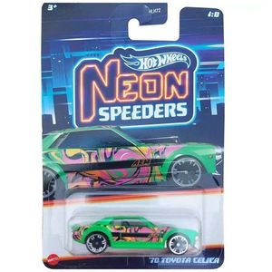 Masinuta metalica, Hot Wheels, Neon Speeders, 70 Toyota Celica, HRW67 imagine