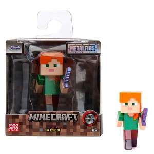 Figurina metalica, Jada, Minecraft, Alex, 6 cm imagine