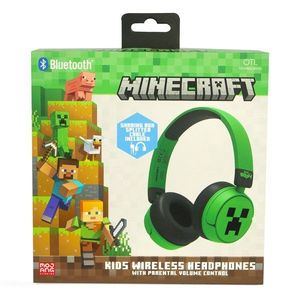 Casti wireless, OTL, On-ear, Minecraft Creeper imagine