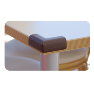 Protectie colturi Car Boy Safety 18x37x15x4mm Maro imagine